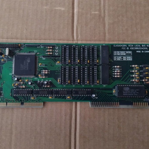 Cirrus Logic CLVGA5428VL Vesa Local Bus Graphics Card used