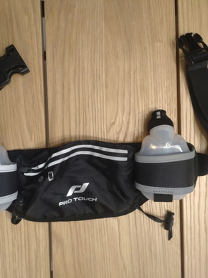 Pro Touch Trail II hydration running waist pack with 2 sport bottles