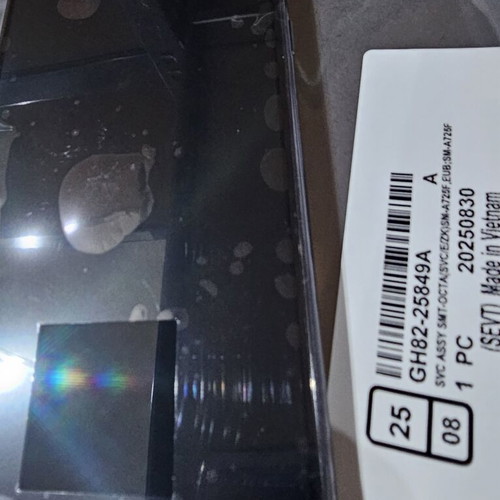 Samsung Galaxy A72 4G and 5G original screen with frame Black Service Pack