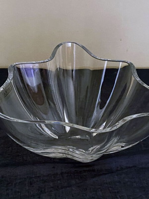 Bohemia Libera Art Crystal Bowl new 24% PbO