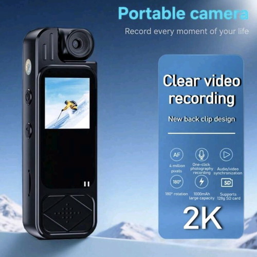 Mini camera new with instructions and charging cable