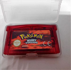 Κασσετα Game Pokemon GBA - Ruby Version - Advance SP Gameboy