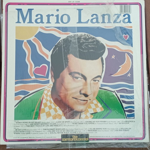 Βινύλιο Mario Lanza σαν καινούργιο, δίσκος C 1347