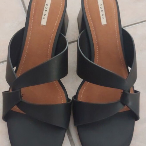 Corina black sandals size 39 new
