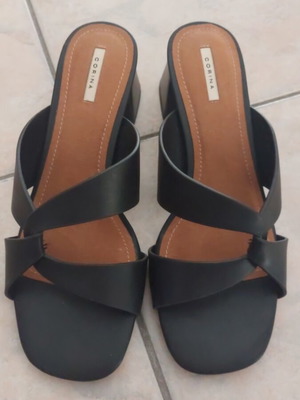 Corina black sandals size 39 new