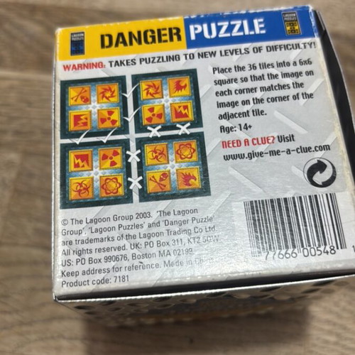 Puzzle used, very tricky