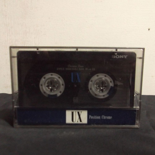Sony UX 60 chrome cassette used for cassette player