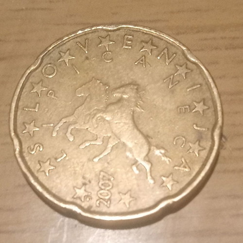 20 cents 2007 Slovenia like new