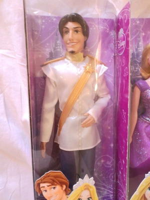 Barbies Disney Flynn Rider και Rapunzel Princess καινούργιες, συλλεκτικές κούκλες ζευγάρι