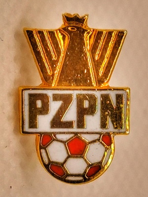 Collectible pin of Poland football federation like new