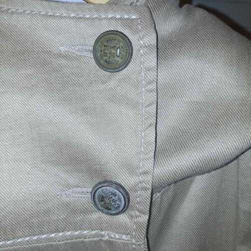 Ikks beige linen coat like new