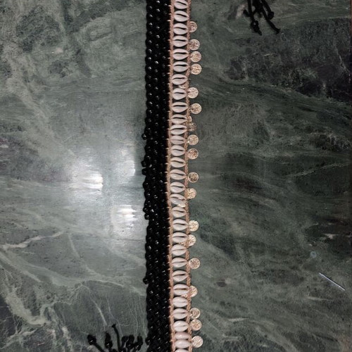 Handmade Oriental Tribal Belt with Natural Cowrie Shells like new