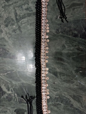 Handmade Oriental Tribal Belt with Natural Cowrie Shells like new
