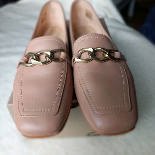 Clarks shoes used, size 38, genuine soft leather, beige