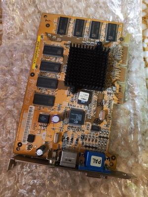 Asus AGP-V300C VGA card 16MB with SIS305 3D chip, not working