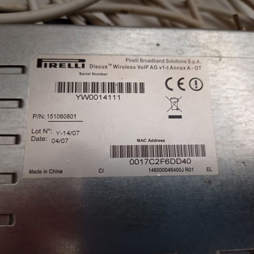 Pirelli BTG router used, very good condition