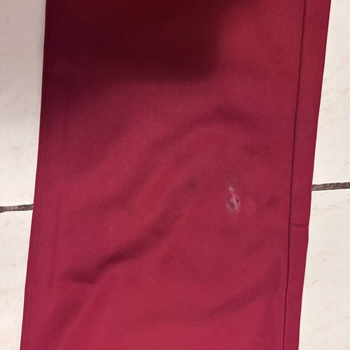 Pants with pleats used, red, size M