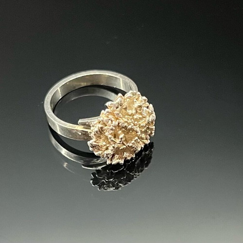 Vintage Flora Danica Denmark ring sterling silver 925, like new