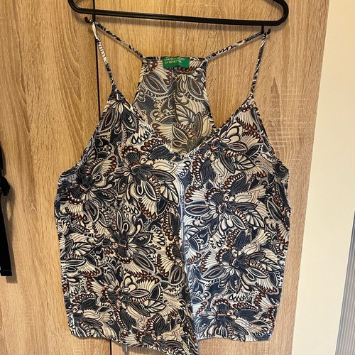 Benetton summer top new, multicolor size M