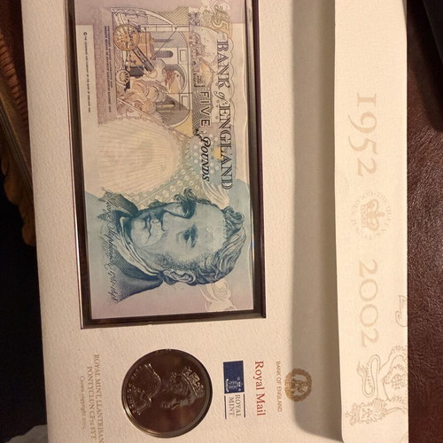 Golden Jubilee Commemorative Cover new, Queen Elizabeth II 50th Anniversary