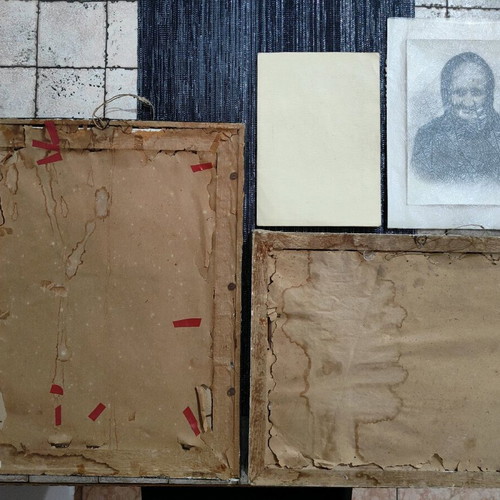 Vintage photo frames pack of 4, like new, 1950s-60s