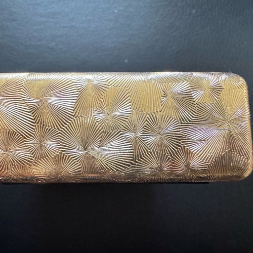 Vintage French Art Deco cigarette case used Moulin Rouge Paris