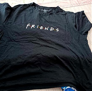 Marks and Spencer μπλούζα Friends μαύρη νούμερο 20