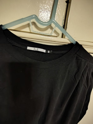 A.L.E. women's cotton t-shirt used, black, size M