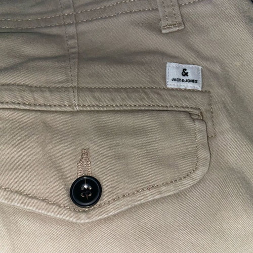Jack & Jones Cargo Trousers White Pepper size 31 30 new beige