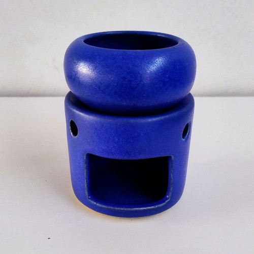 Apivita ceramic aroma burner Kamini, blue cobalt, 10cm