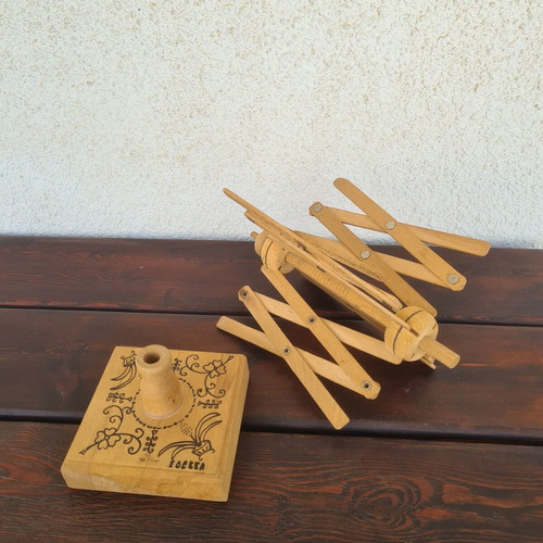 Wooden Spool Used, Functional with Minor External Wear