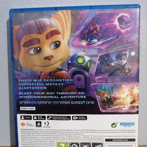 Ratchet and Clank Rift Apart PS5 empty case used