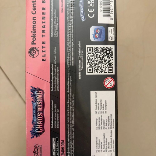 Chaos Rising Pokemon Center ETB new