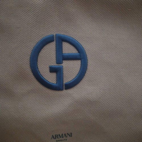 Giorgio Armani Beauty shoulder bag new beige blue