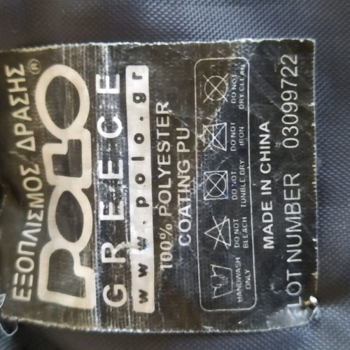 Polo pencil case used with missing elastic bands
