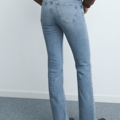 Mango Flared Jeans size 36 like new, blue, long length
