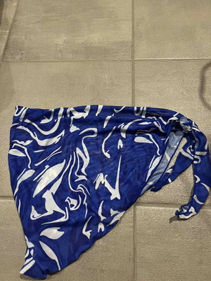 Sea pareo new, white and blue Decoro, size S