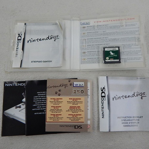 Nintendo DS Nintendogs game used with case and manual