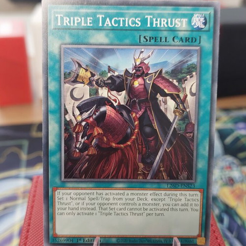 Triple Tactics Thrust Yu-Gi-Oh! spell card