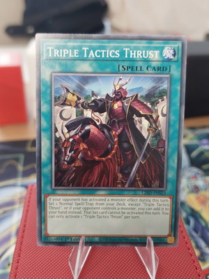 Triple Tactics Thrust Yu-Gi-Oh! spell card