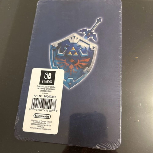 Zelda Skyward Sword Steelbook new in shrink wrap