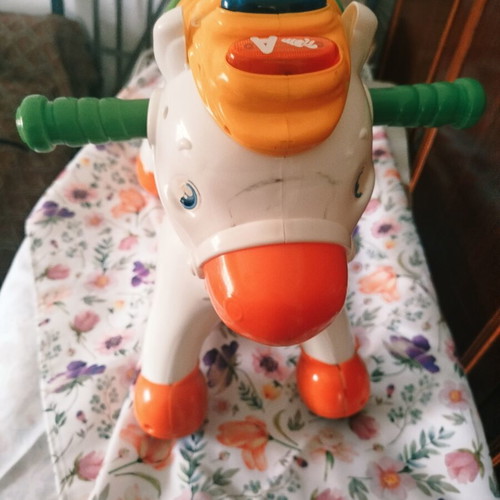 Baby Clementoni Lakis Alogakis educational rocking horse used