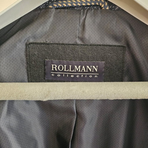 Rollmann collection coat new, blue gray, size L