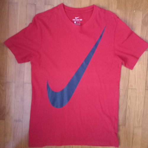Nike short-sleeve shirt like new, red, size S