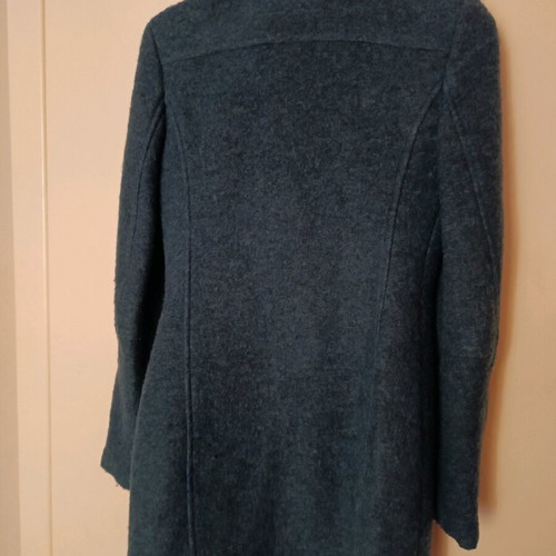Stradivarius winter coat like new, blue and green with zipper