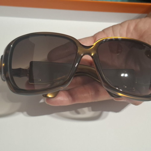 Gucci GG2969/S μεγάλα γυαλιά ηλίου από οξειδωμένο χρώμιο με διαβαθμισμένους φακούς
