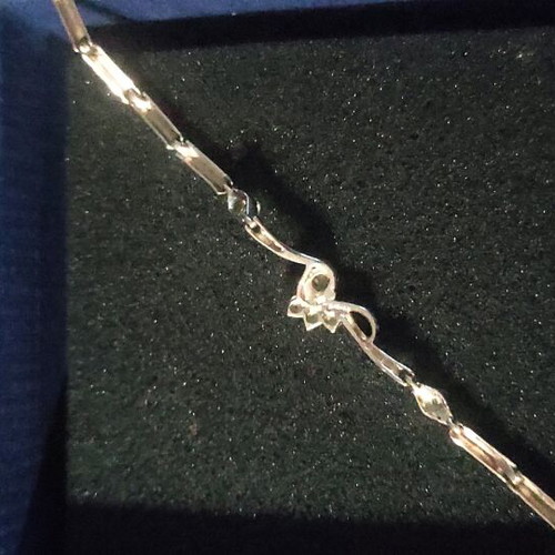 Silver 925 bracelet with phenites like new, made in Greece