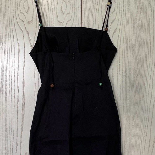 Zara black dress with beads new, size M