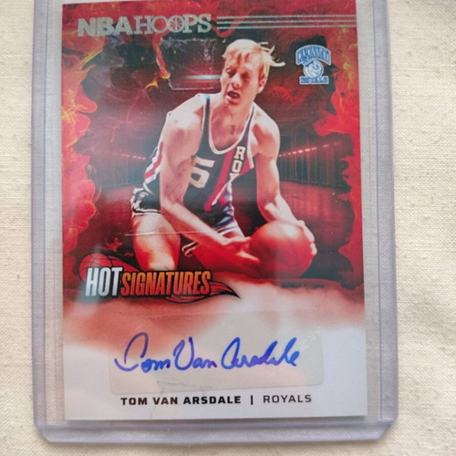 NBA Hoops 2024-25 Tom Van Arsdale Hot Signatures trading card like new