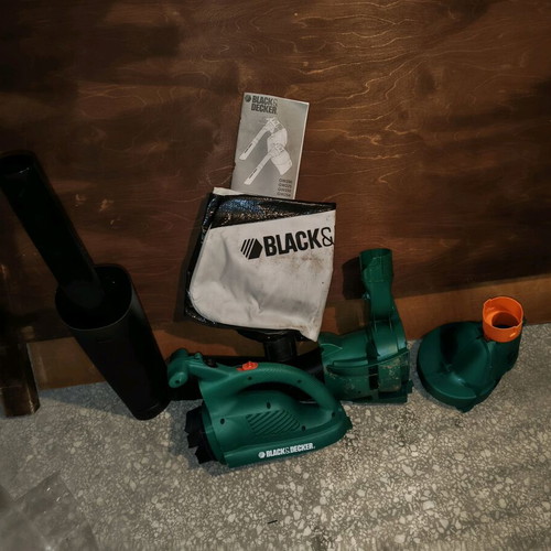 Black & Decker garden vacuum model GW 250 like new